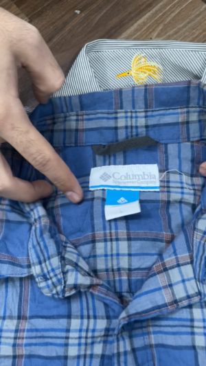 Columbia Shirt Tag